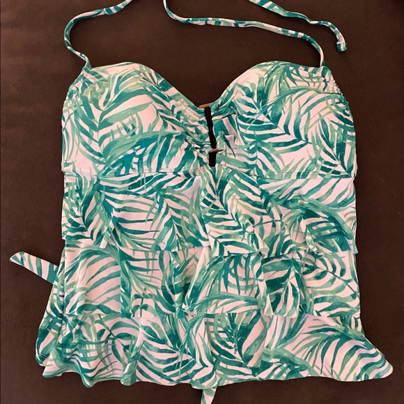 Women’s Catalina ruffle tankini large 12-14 - Picture 1 of 3